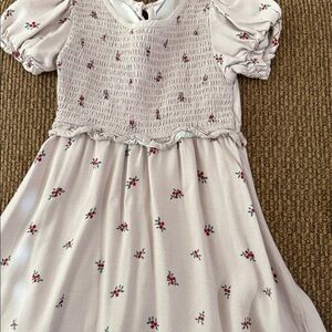wonder nation Light Pink Floral Smocked Dress